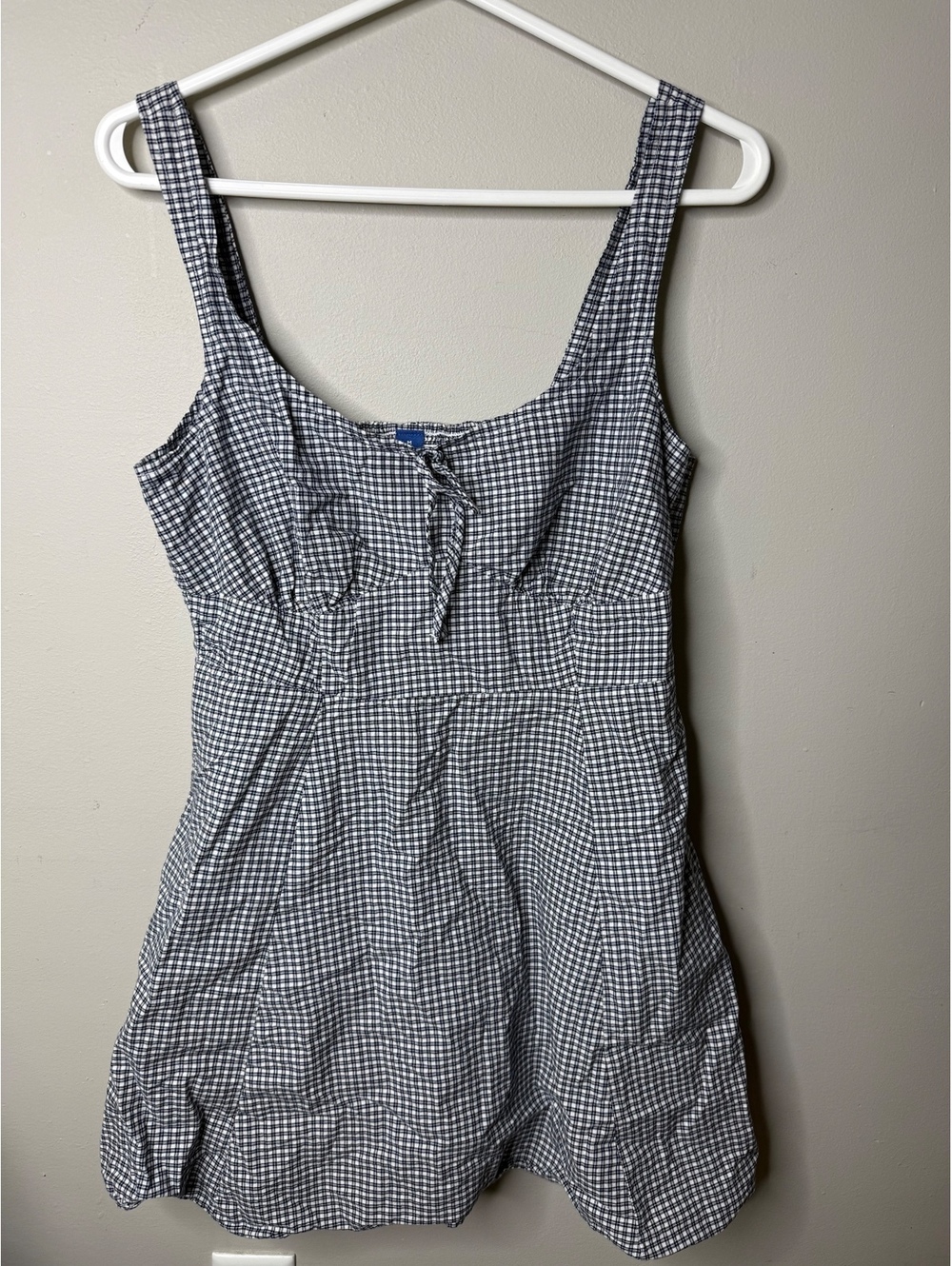 Old Navy Gingham Fit & Flare Cami Mini Dress Women's Medium